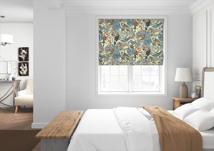 Rain Forest, Henna - Twist&Fit Roman Blind - Image 5